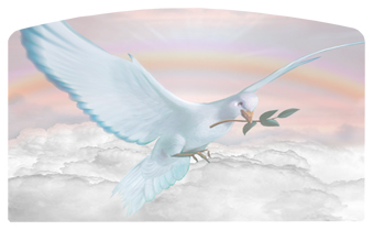 DACRO-116-D-PK Dove Clouds Pink